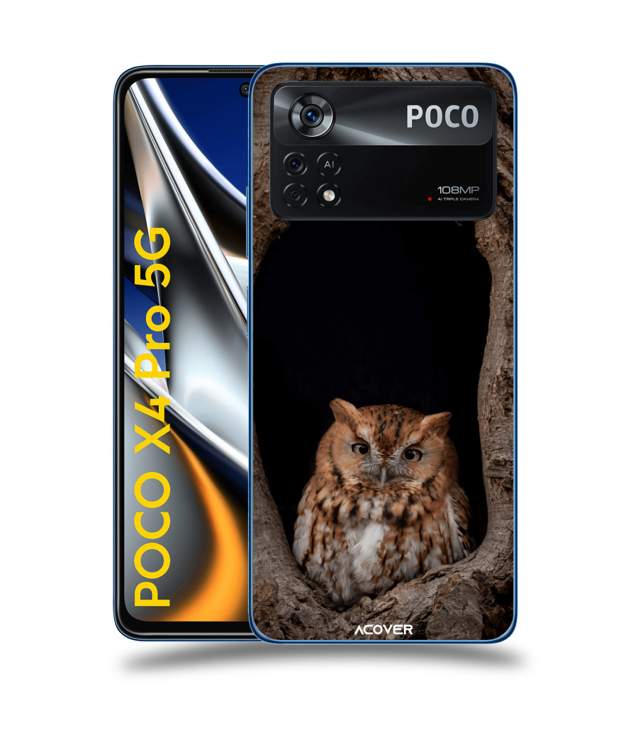 ACOVER Kryt na mobil Xiaomi Poco X4 Pro 5G s motivem Owl