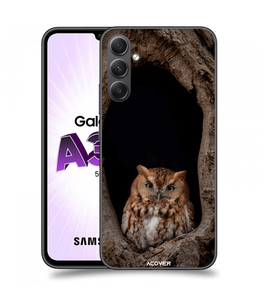 ACOVER Kryt na mobil Samsung Galaxy A34 s motivem Owl